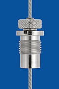 Drahtseilhalter Typ 15 V M10x6A, mit Verriegelungsmutter