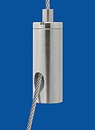 Drahtseilhalter Typ 12 M8x1 A9 m. Koppelteil ZW M4ix4