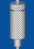 Drahtseilhalter Typ 30V M8 m.R., mit Verriegelungsmutter