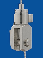 Drahtseilhalter Typ 12 M8x1 A9 m. Koppelteil Gabel 5x10