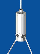 Drahtseilhalter Typ 12 ZW RS, mit Gewindestift Für Y-Abhängungen