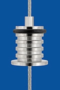 Drahtseilhalter Typ 15 5N 10x1,5, mit O-Ring (für Regalböden)
