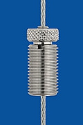 Drahtseilhalter Typ 15 V  M10x16, mit Verriegelungsmutter